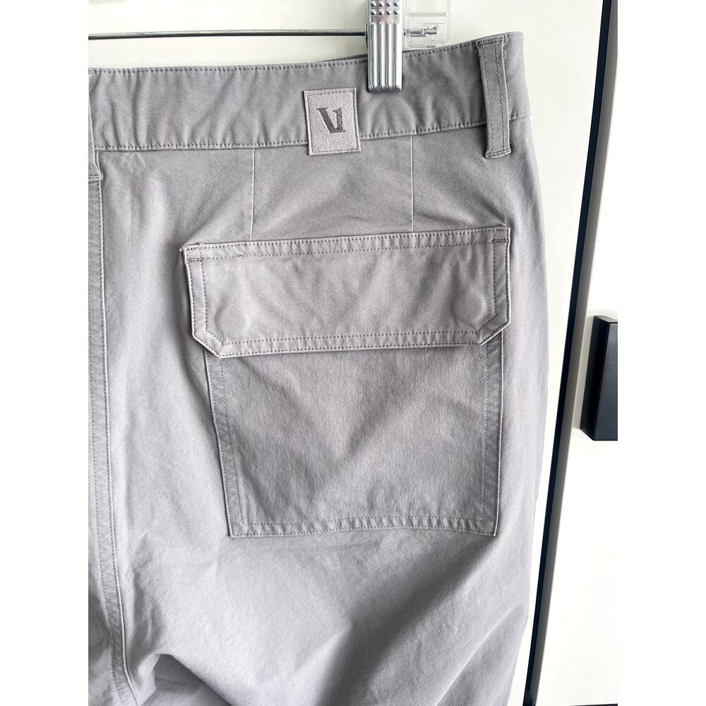 Vuori Sz 33 Barren Classic Fit Pant Gray Cotton Pockets Stretch Utility Casual - Picture 9 of 13